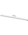 MAGNETO * CARRIL SUPERFICIE 2M NEGRO